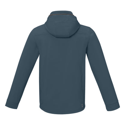 Hale Blue - Back - Elevate Mens Langley Softshell Jacket
