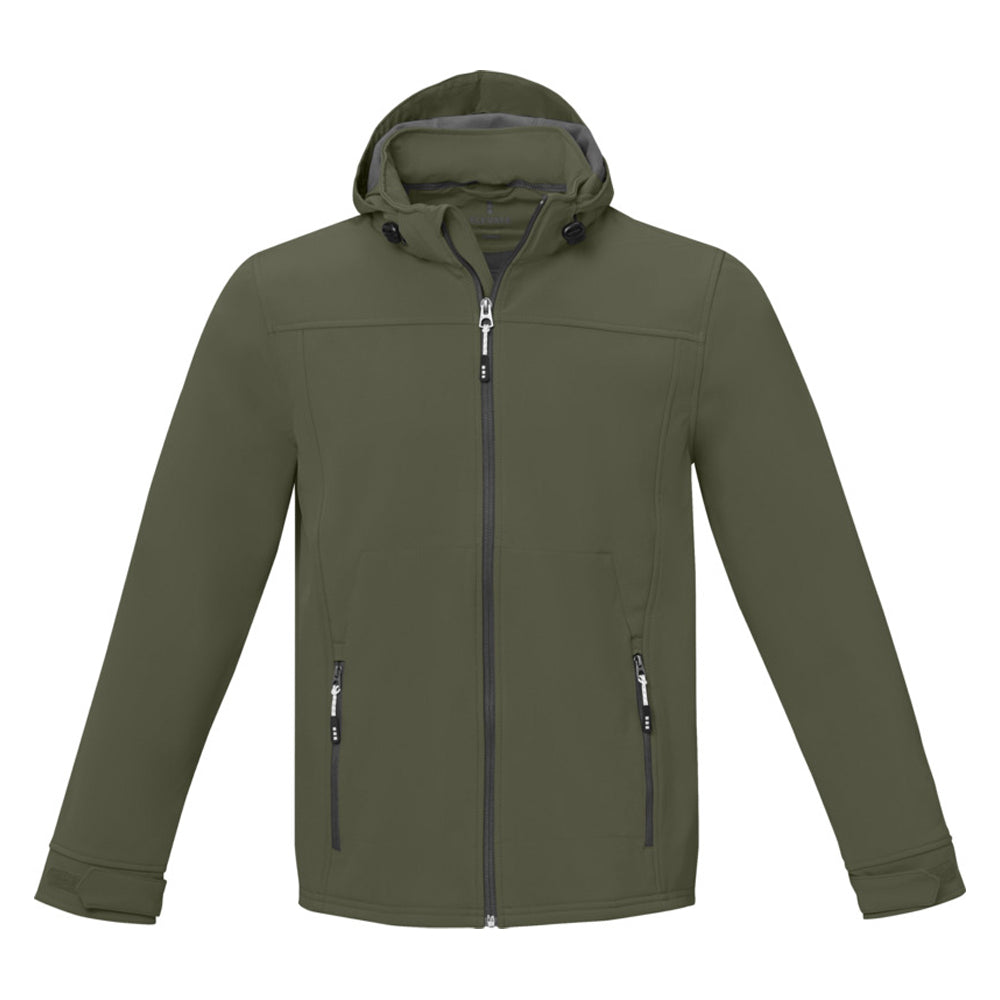 Forest Green - Front - Elevate Mens Langley Softshell Jacket