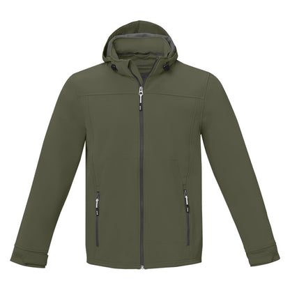 Forest Green - Front - Elevate Mens Langley Softshell Jacket