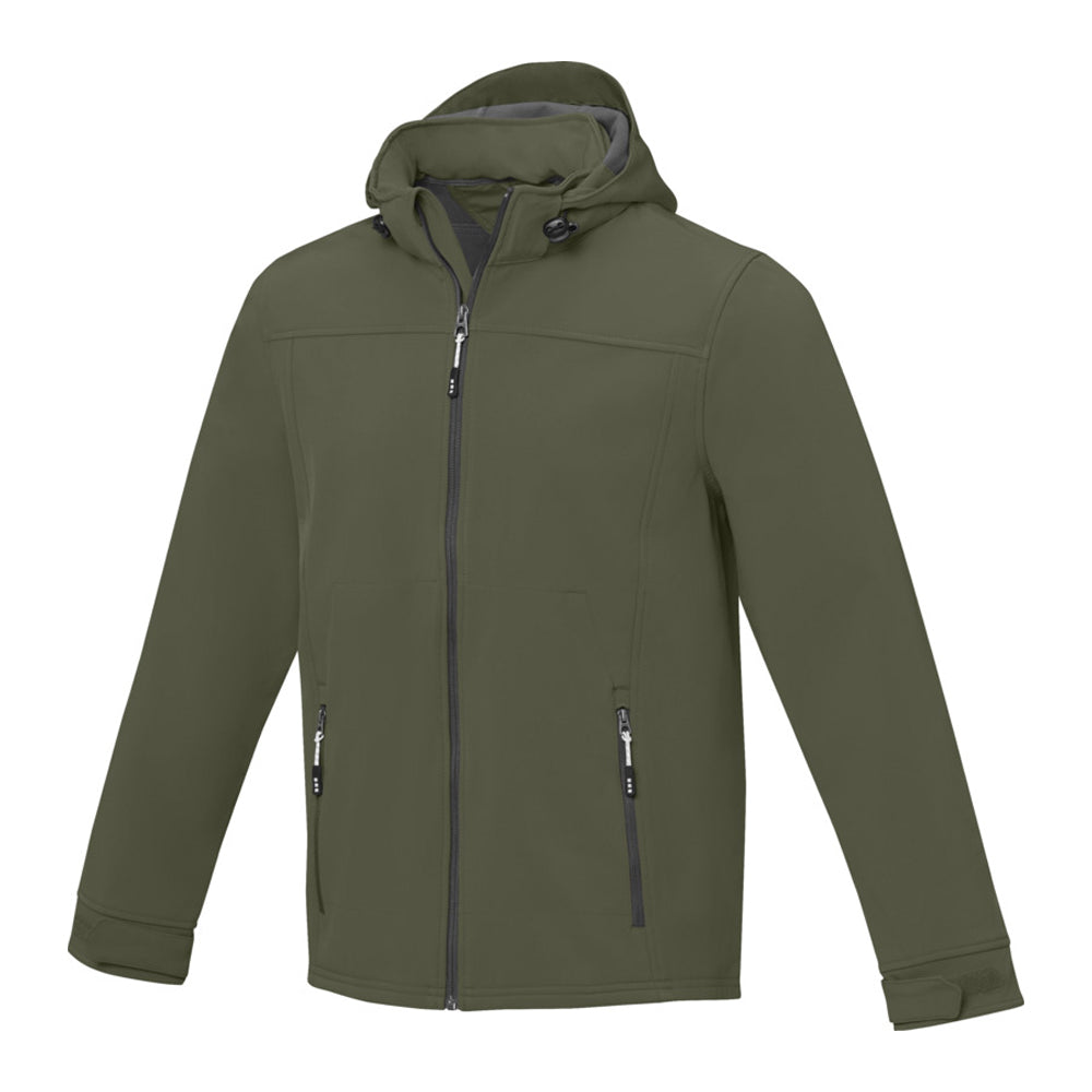 Forest Green - Side - Elevate Mens Langley Softshell Jacket