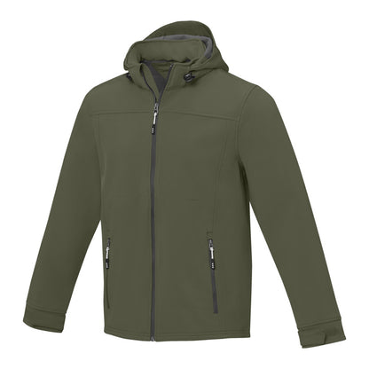 Forest Green - Side - Elevate Mens Langley Softshell Jacket