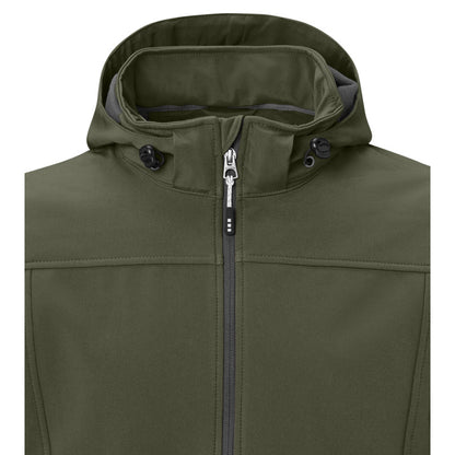 Forest Green - Lifestyle - Elevate Mens Langley Softshell Jacket
