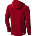 Red - Back - Elevate Mens Langley Softshell Jacket