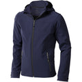 Navy - Front - Elevate Mens Langley Softshell Jacket