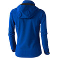 Blue - Back - Elevate Womens-Ladies Langley Softshell Jacket