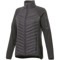 Storm Grey - Front - Elevate Womens-Ladies Banff Hybrid Insulated Jacket