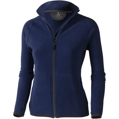 Navy - Front - Elevate Womens-Ladies Brossard Micro Fleece