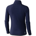 Navy - Back - Elevate Womens-Ladies Brossard Micro Fleece