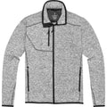 Heather Grey - Side - Elevate Mens Tremblant Knit Jacket