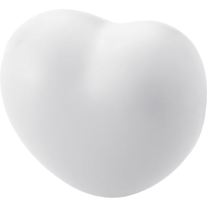 White - Side - Bullet Heart Shaped Stress Reliever