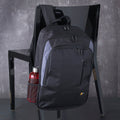 Solid Black - Lifestyle - Case Logic 17in Laptop Backpack
