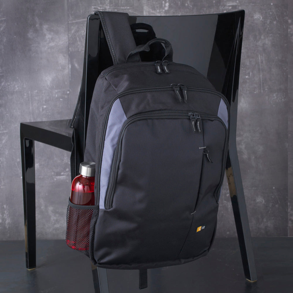 Solid Black - Pack Shot - Case Logic 17in Laptop Backpack