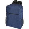 Navy - Front - Bullet Heathered Computer Backpack