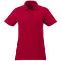 Red - Front - Elevate Liberty Womens-Ladies Private Label Short Sleeve Polo Shirt