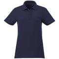 Navy - Front - Elevate Liberty Womens-Ladies Private Label Short Sleeve Polo Shirt