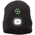 Black - Side - Elevate Unisex Adults Mighty LED Knit Beanie