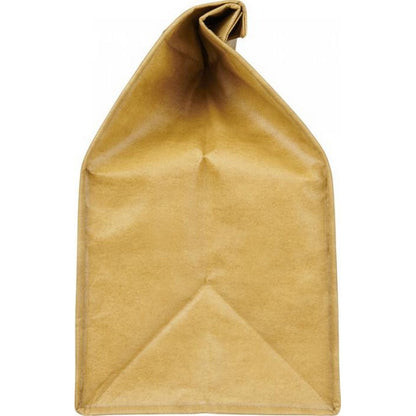 Brown - Back - Bullet Big Clover Paper Lunch Cooler Bag