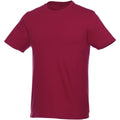 Burgundy - Front - Elevate Unisex Heros Short Sleeve T-Shirt