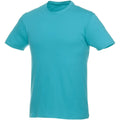 Aqua - Front - Elevate Unisex Heros Short Sleeve T-Shirt