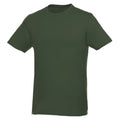 Army Green - Front - Elevate Unisex Heros Short Sleeve T-Shirt