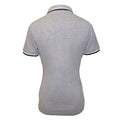 Grey Melange-Navy-White - Side - Elevate Womens-Ladies Fairfield Polo With Tipping