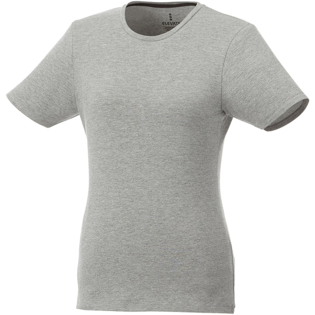 Grey Melange - Front - Elevate Womens-Ladies Balfour T-Shirt