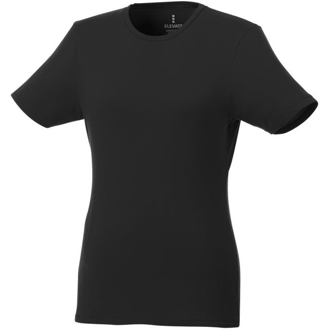 Black - Front - Elevate Womens-Ladies Balfour T-Shirt