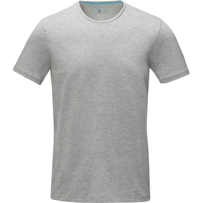 Grey Melange - Front - Elevate Mens Balfour T-Shirt