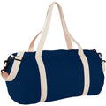 Navy - Front - Bullet The Cotton Barrel Duffel (Pack Of 2)