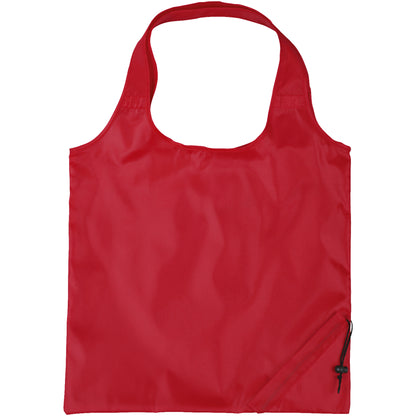 Red - Front - Bullet Bungalow Foldable Polyester Tote (Pack Of 2)