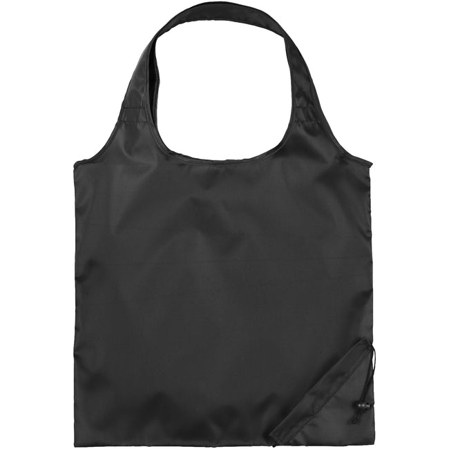 Solid Black - Front - Bullet Bungalow Foldable Polyester Tote (Pack Of 2)