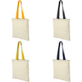 Natural-Orange - Side - Bullet Nevada Cotton Tote (Pack Of 2)
