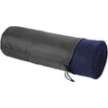 Navy - Front - Bullet Huggy Blanket And Pouch (Pack of 2)