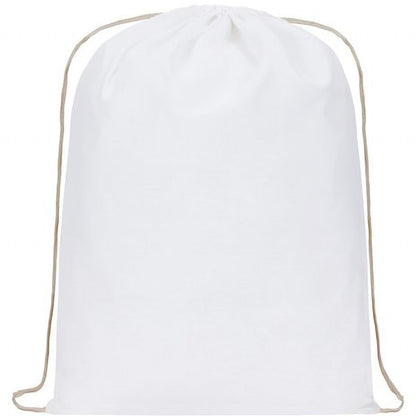 White - Back - Bullet Oregon Cotton Premium Rucksack (Pack Of 2)