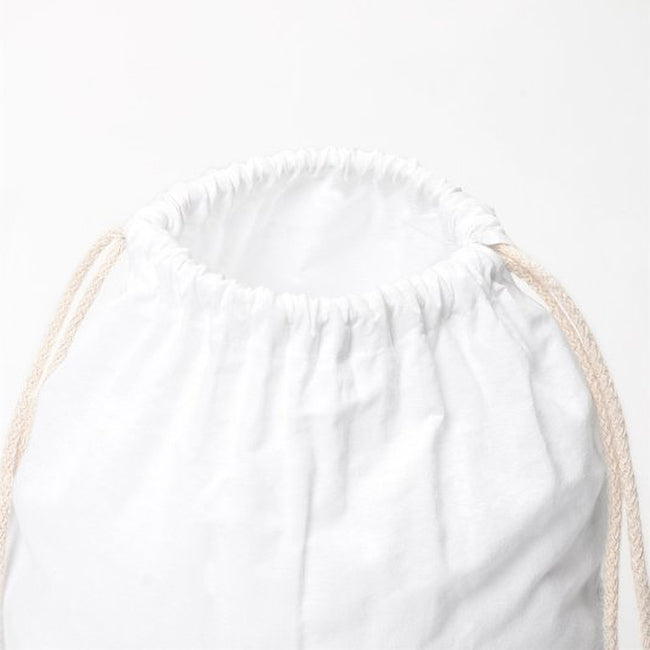 White - Side - Bullet Oregon Cotton Premium Rucksack (Pack Of 2)