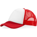 Red-White - Front - Bullet Trucker 5 Panel Cap (Pack of 2)