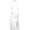 White - Front - Bullet Reeva Cotton Apron (Pack of 2)