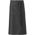 Solid Black - Front - Bullet Skyla Bartender Apron (Pack of 2)