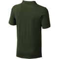 Army Green - Back - Elevate Mens Calgary Short Sleeve Polo (Pack of 2)