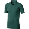 Forest Green - Front - Elevate Mens Calgary Short Sleeve Polo (Pack of 2)