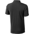 Anthracite - Back - Elevate Mens Calgary Short Sleeve Polo (Pack of 2)