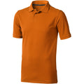 Orange - Front - Elevate Mens Calgary Short Sleeve Polo (Pack of 2)