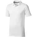 White - Front - Elevate Mens Calgary Short Sleeve Polo (Pack of 2)
