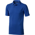 Blue - Front - Elevate Mens Calgary Short Sleeve Polo (Pack of 2)