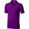 Plum - Front - Elevate Mens Calgary Short Sleeve Polo (Pack of 2)