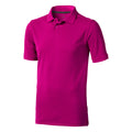Pink - Front - Elevate Mens Calgary Short Sleeve Polo (Pack of 2)