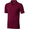 Burgundy - Front - Elevate Mens Calgary Short Sleeve Polo (Pack of 2)