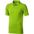 Apple Green - Front - Elevate Mens Calgary Short Sleeve Polo (Pack of 2)