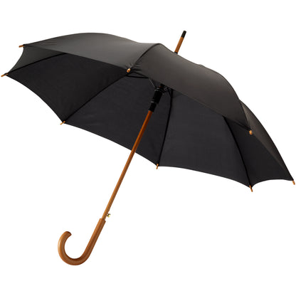 Solid Black - Front - Bullet 23in Kyle Automatic Classic Umbrella (Pack Of 2)