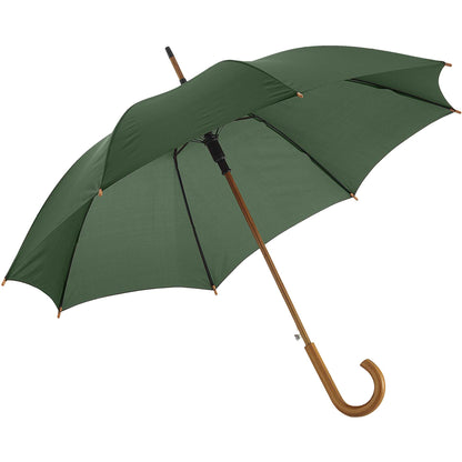 Forest Green - Back - Bullet 23in Kyle Automatic Classic Umbrella (Pack Of 2)
